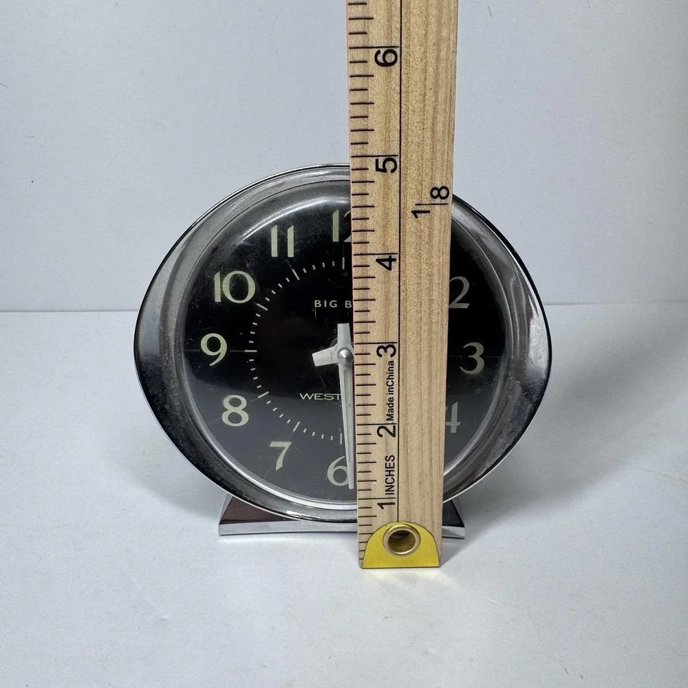Westclox Big Ben Alarm Clock Black Dial Vintage Parts Repair Not‎ Working